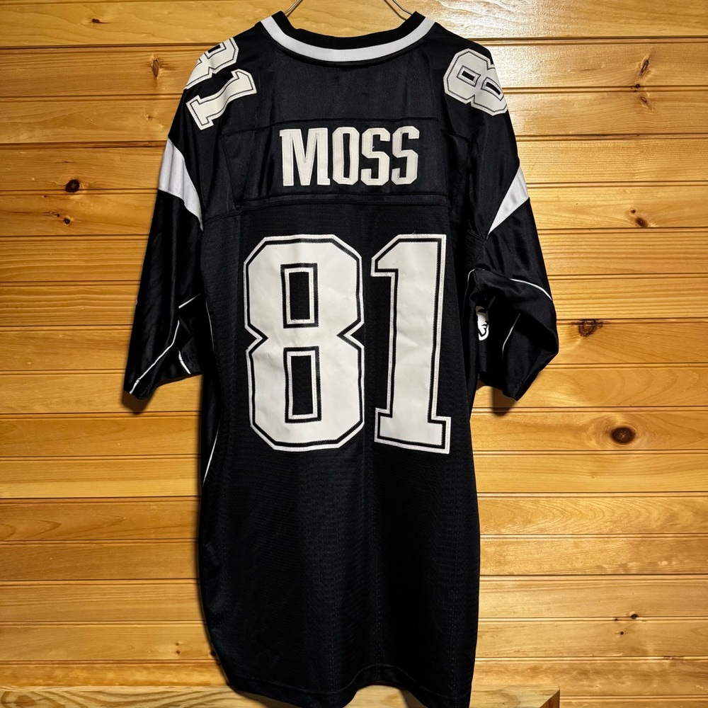 Reebok NFL Black New England Patriots Randy Moss #81 Football Jersey XXL